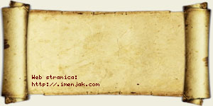 Sara Jakišić vizit kartica